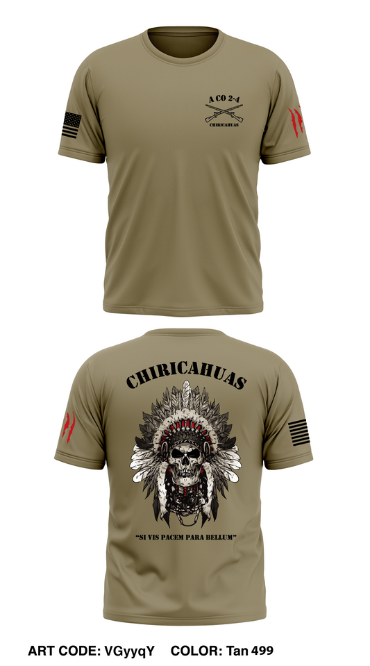 A co, 2-4 IN REGT, 3/10 BCT Store 1 Core Men's SS Performance Tee - VGyyqY