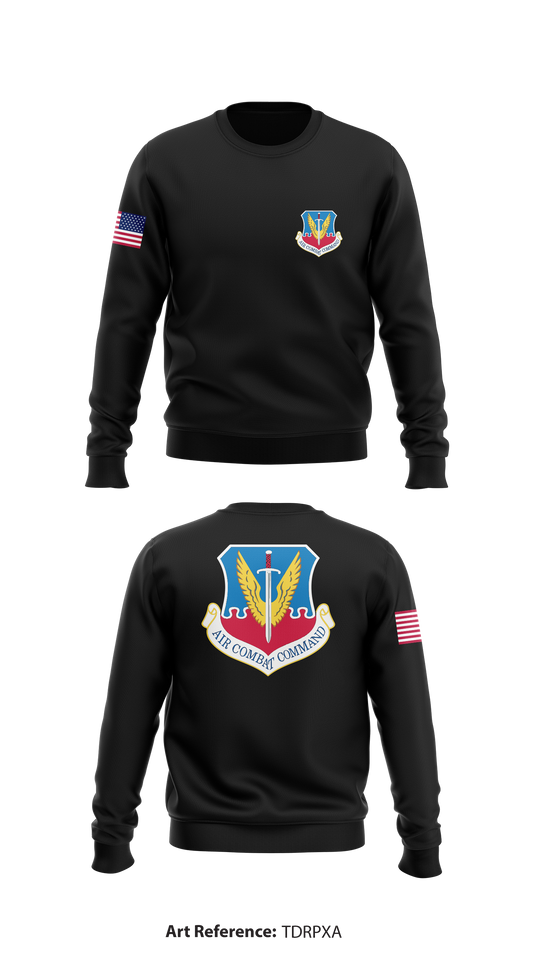 Air Force Combat Command Store 1 Core Men's Crewneck Performance Sweatshirt - TdRPXa