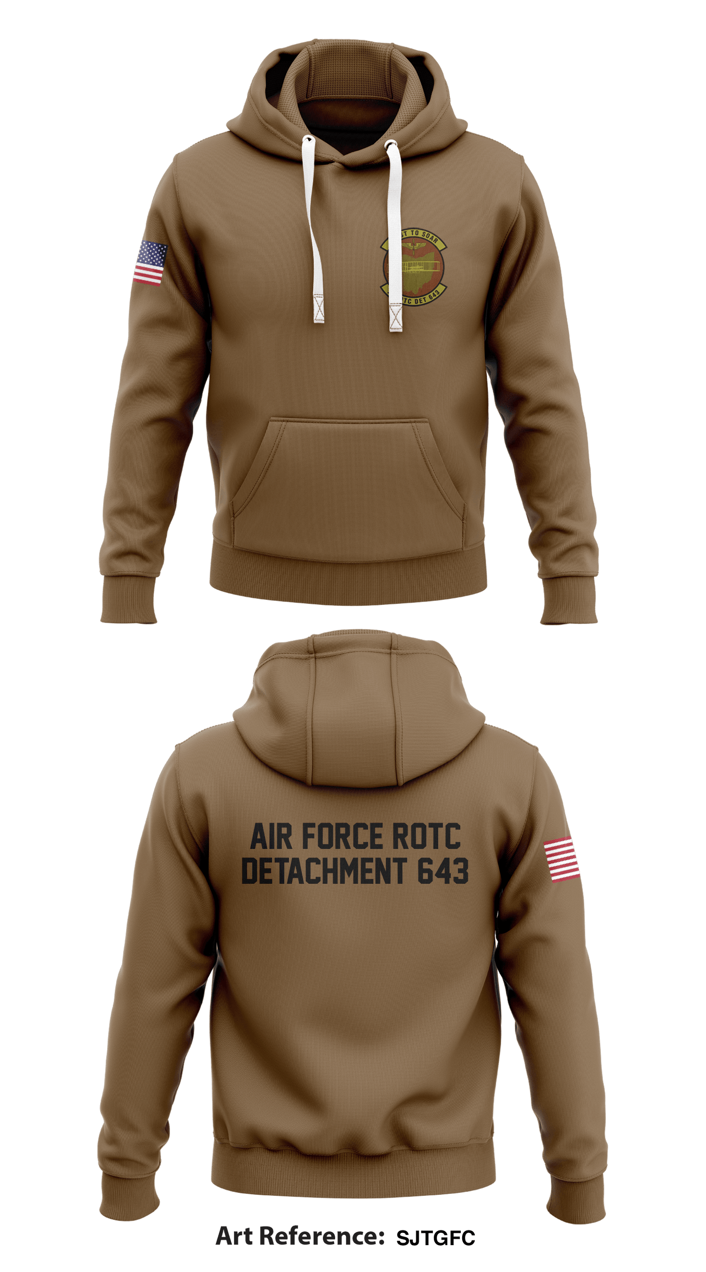 Air Force ROTC Detachment 643 Store 1 Core Men s Hooded Performance Sweatshirt SjtgFc