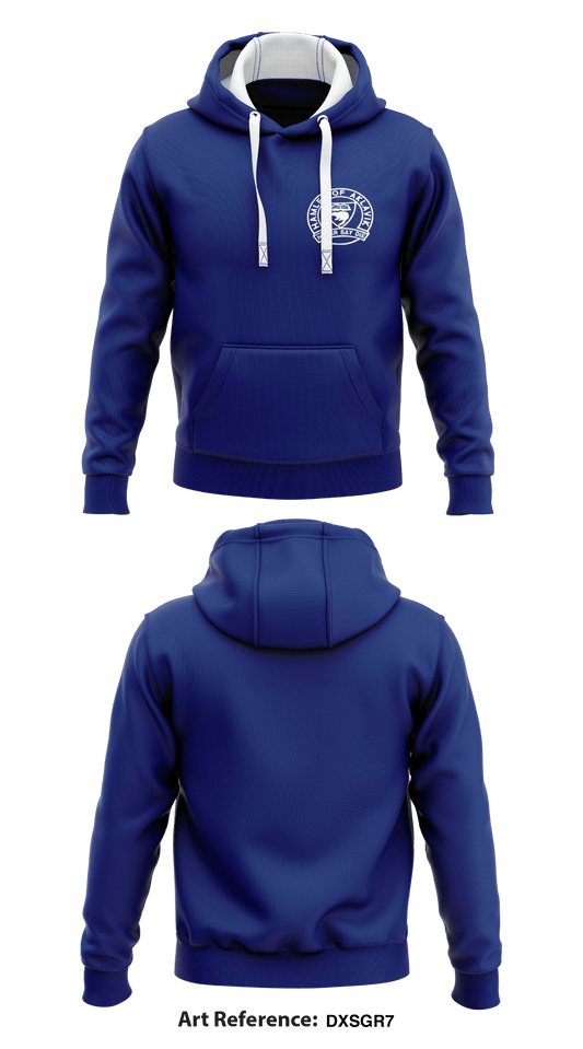 Aklavik lakers  Core Men's Hooded Performance Sweatshirt - DxsgR7