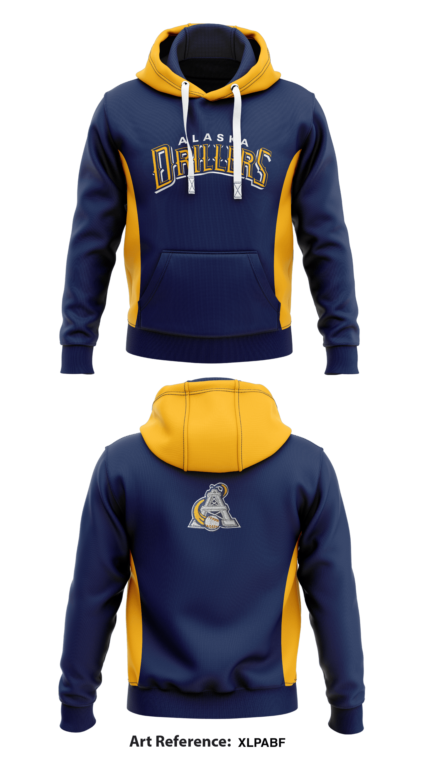 Alaska Drillers Store 1 Core Men's Hooded Performance Sweatshirt - XLpabf