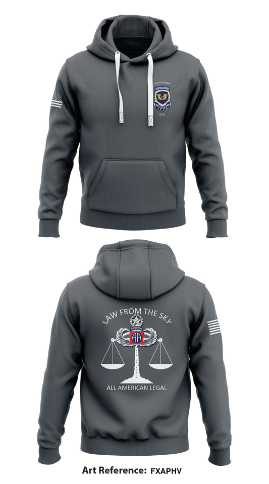 All American Legal Core Men's Hooded Performance Sweatshirt - FXaPhV