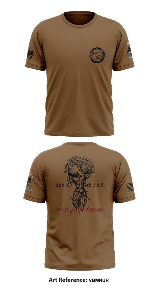 Alpha Battery 2nd BN -4th FAR Store 1 Core Men's SS Performance Tee - VBmnUR