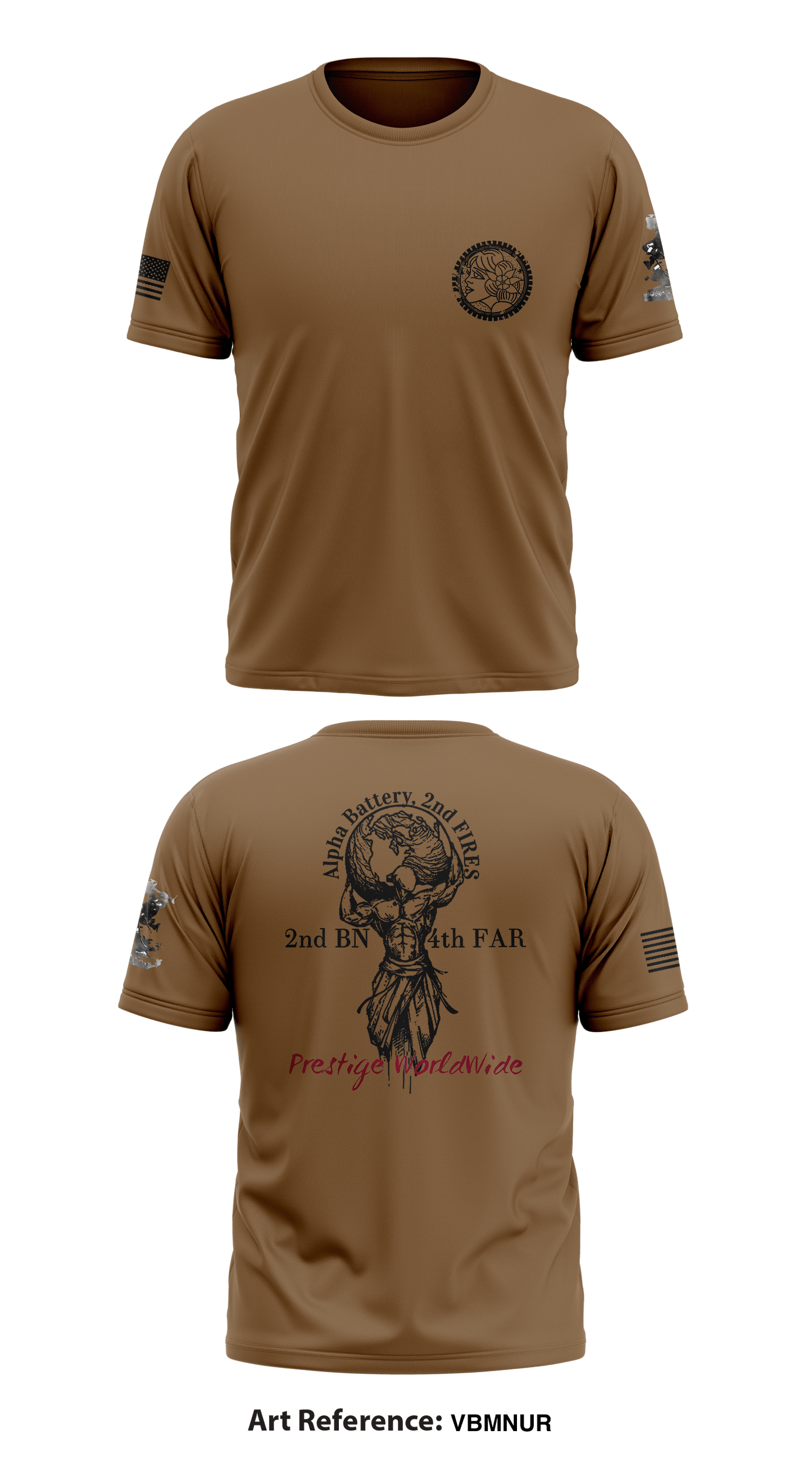 Alpha Battery 2nd BN -4th FAR Store 1 Core Men's SS Performance Tee - VBmnUR