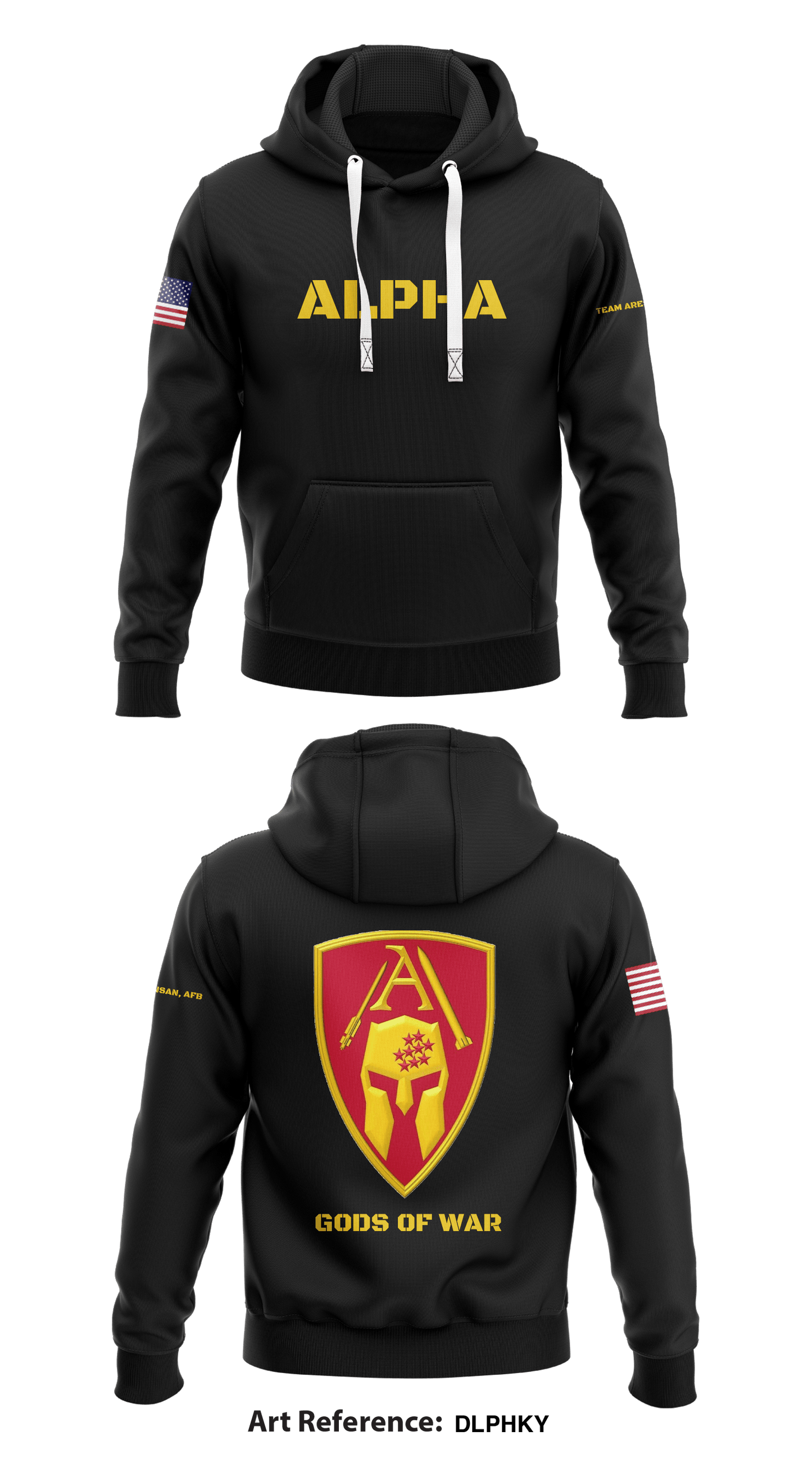 Alpha 2-1 ADA Store 1 Core Men's Hooded Performance Sweatshirt - DLPHky