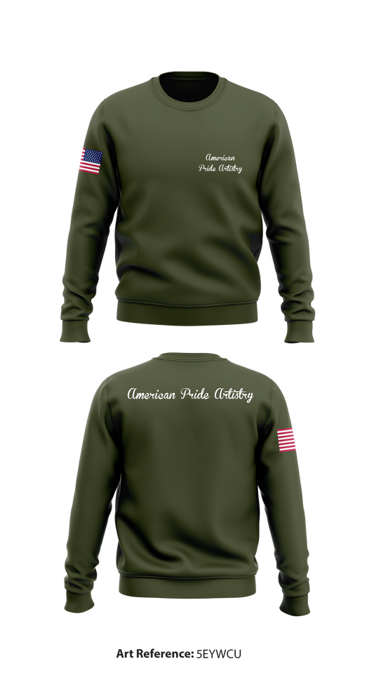 American Pride Artistry Store 1 Core Men's Crewneck Performance Sweatshirt - 5eywCU