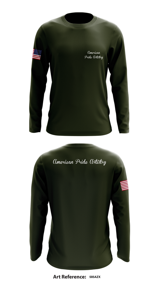 American Pride Artistry Store 1  Core Men's LS Performance Tee - 585AZX