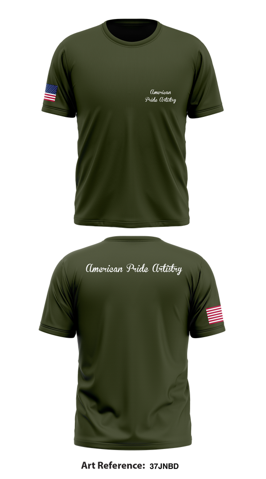 American Pride Artistry Store 1 Core Men's SS Performance Tee - 37jnbD