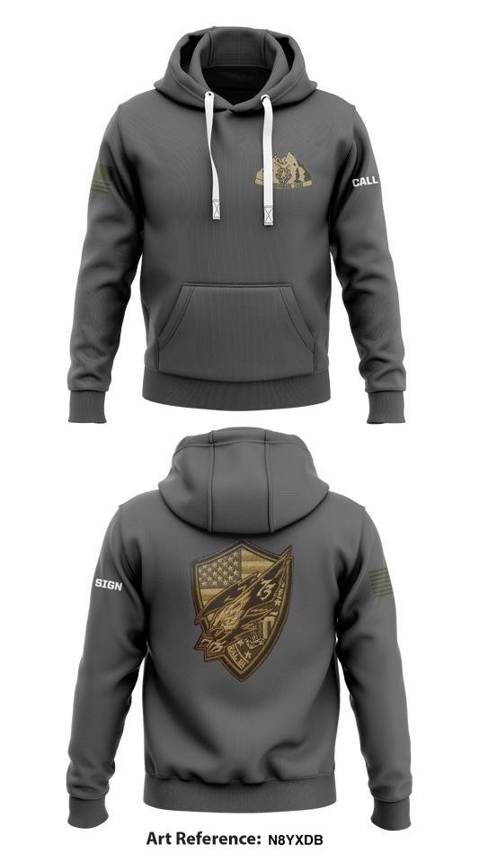 Anchorage Swat Store 1  Core Men's Hooded Performance Sweatshirt - N8YxdB
