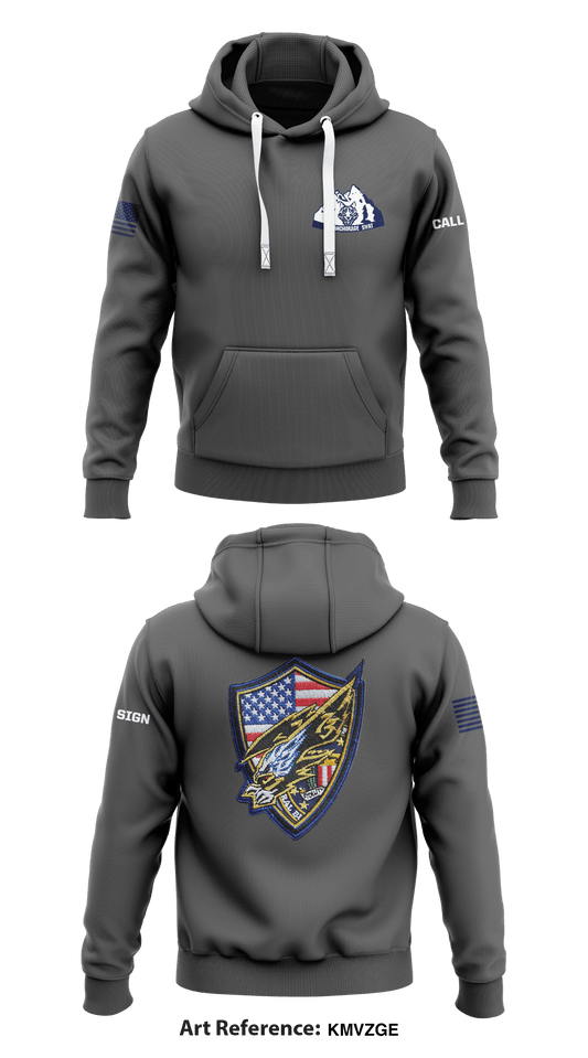 Anchorage Swat Store 1  Core Men's Hooded Performance Sweatshirt - kmvzGE