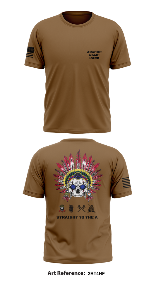PERSONAL Apache, 1/3D CR  Core Men's SS Performance Tee - 2RT4hf