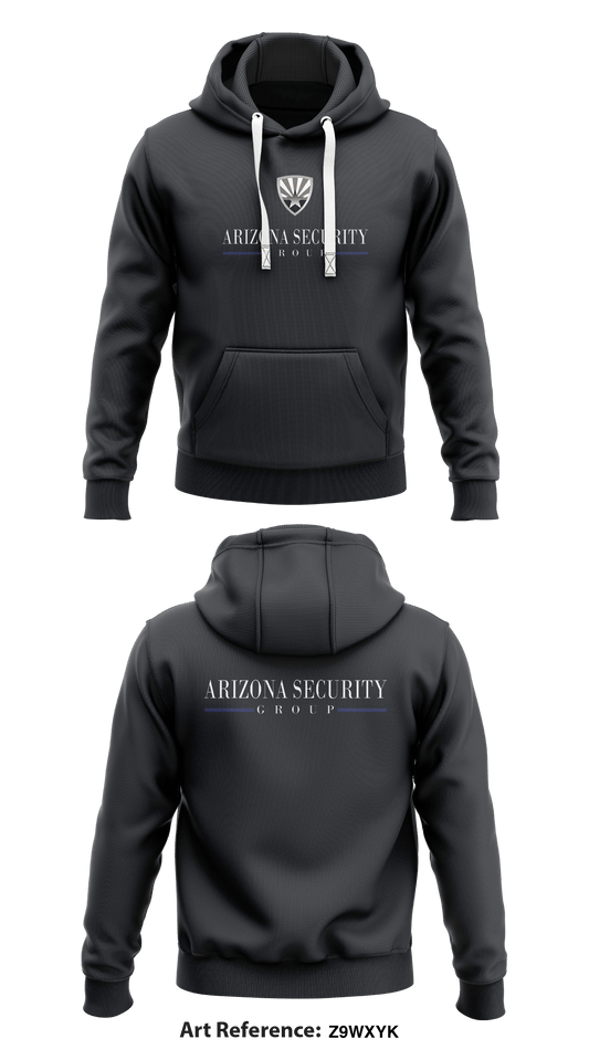 Arizona Security Group Core Men's Hooded Performance Sweatshirt - Z9wxYk