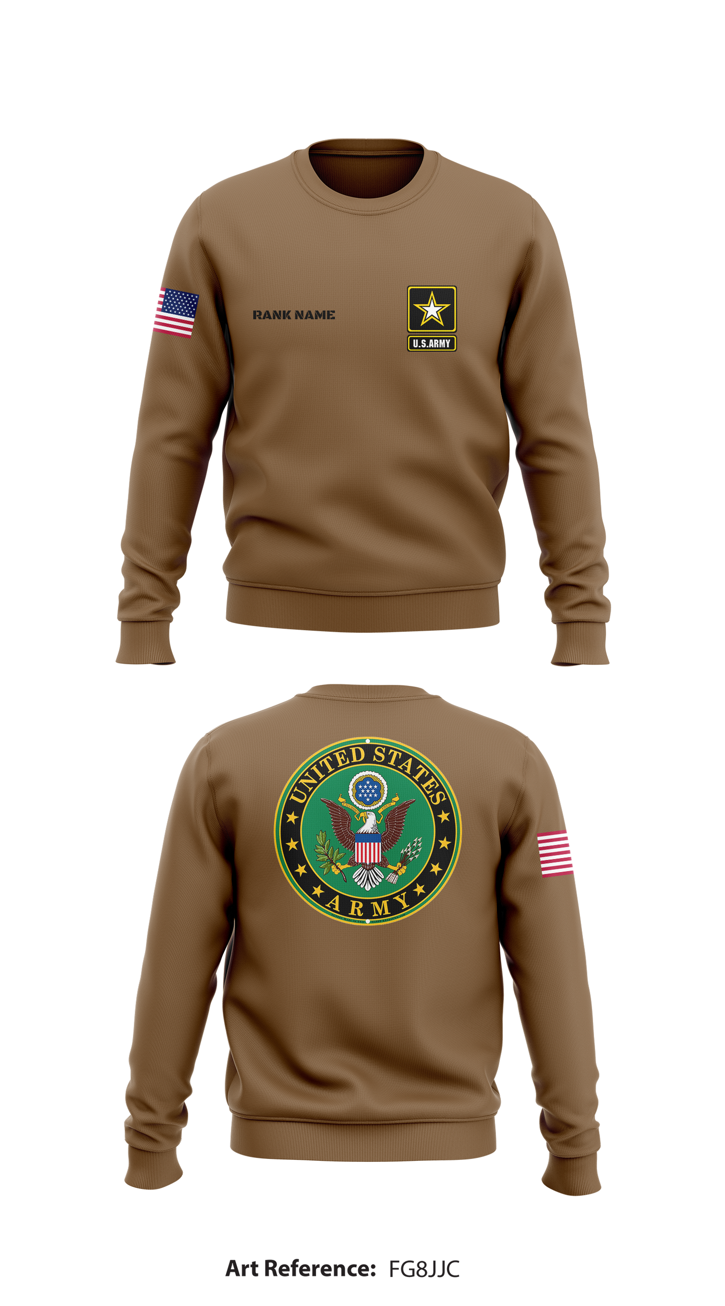 Army Store 1 Core Men's Crewneck Performance Sweatshirt - fG8jJC
