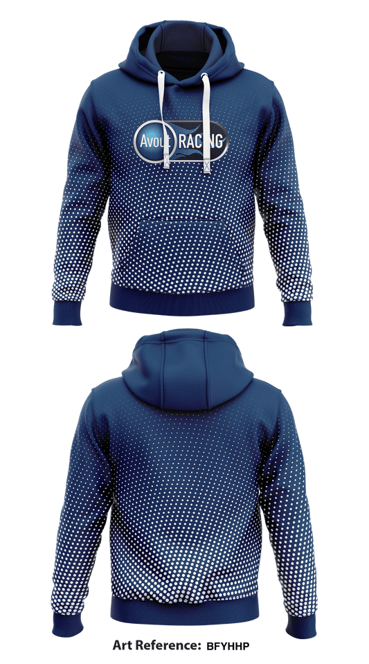 Avout Team Racing  Core Men's Hooded Performance Sweatshirt - BFYHhP