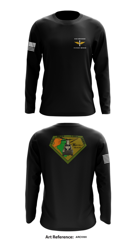 B Co 1-189th GSAB Store 1  Core Men's LS Performance Tee - ArCvhh