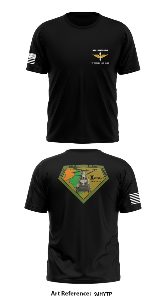B Co 1-189th GSAB Store 1 Core Men's SS Performance Tee - 9jhYtp