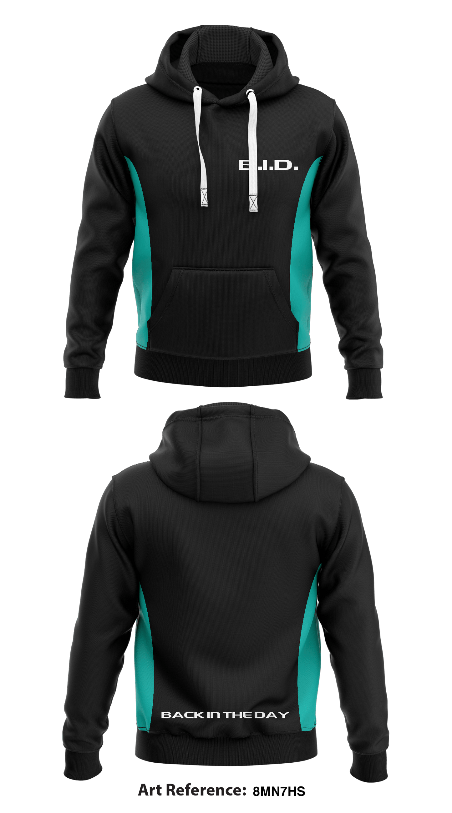 B.I.D.  Core Men's Hooded Performance Sweatshirt - 8MN7HS