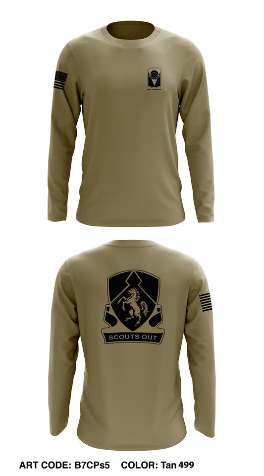 HHT 1/153 CAV Core Men's LS Performance Tee - B7CPs5