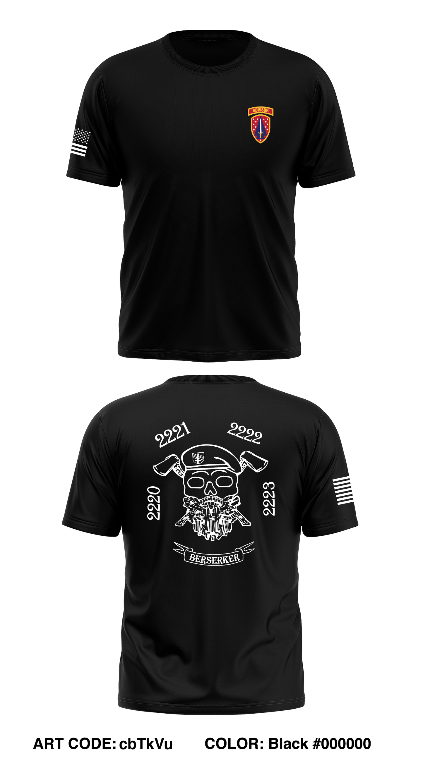 B Co, 2 BN, 2d SFAB Store 1 Core Men's SS Performance Tee - cbTkVu