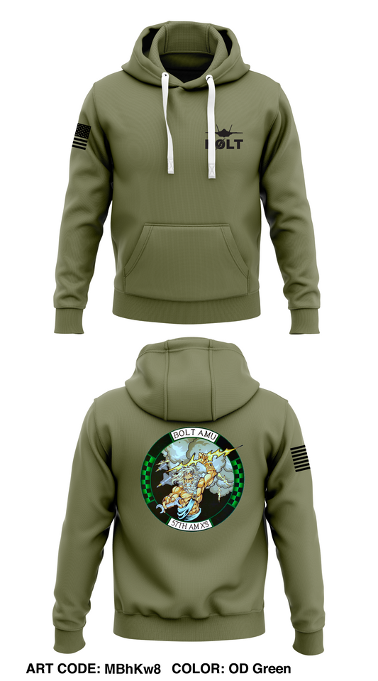 BOLT AMU Store 1  Core Men's Hooded Performance Sweatshirt - MBhKw8