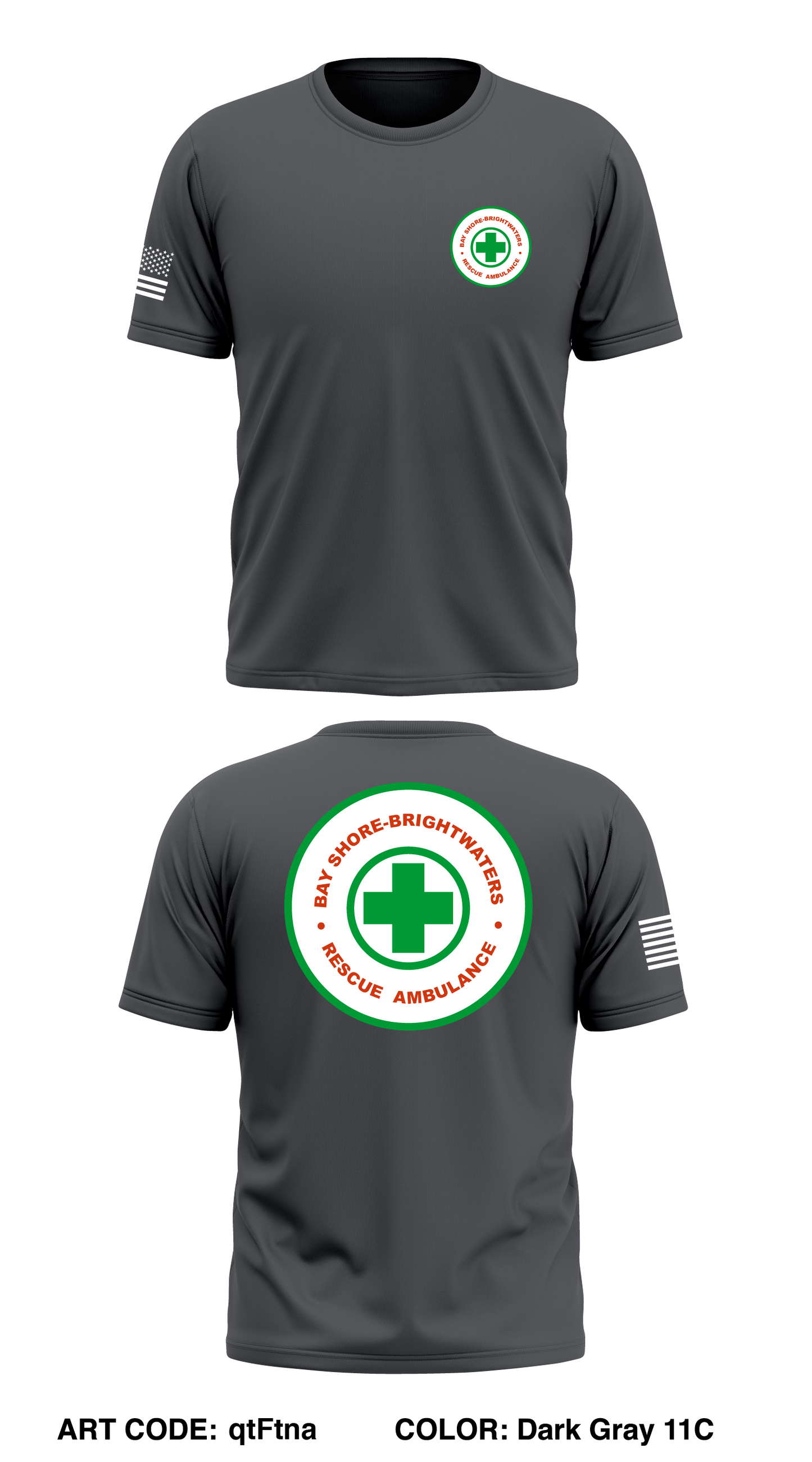 BSBRA EMS Store 1 Core Men's SS Performance Tee - qtFtna