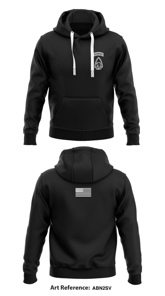 B Troop 1-73 CAV Store 1  Core Men's Hooded Performance Sweatshirt - aBN2Sv