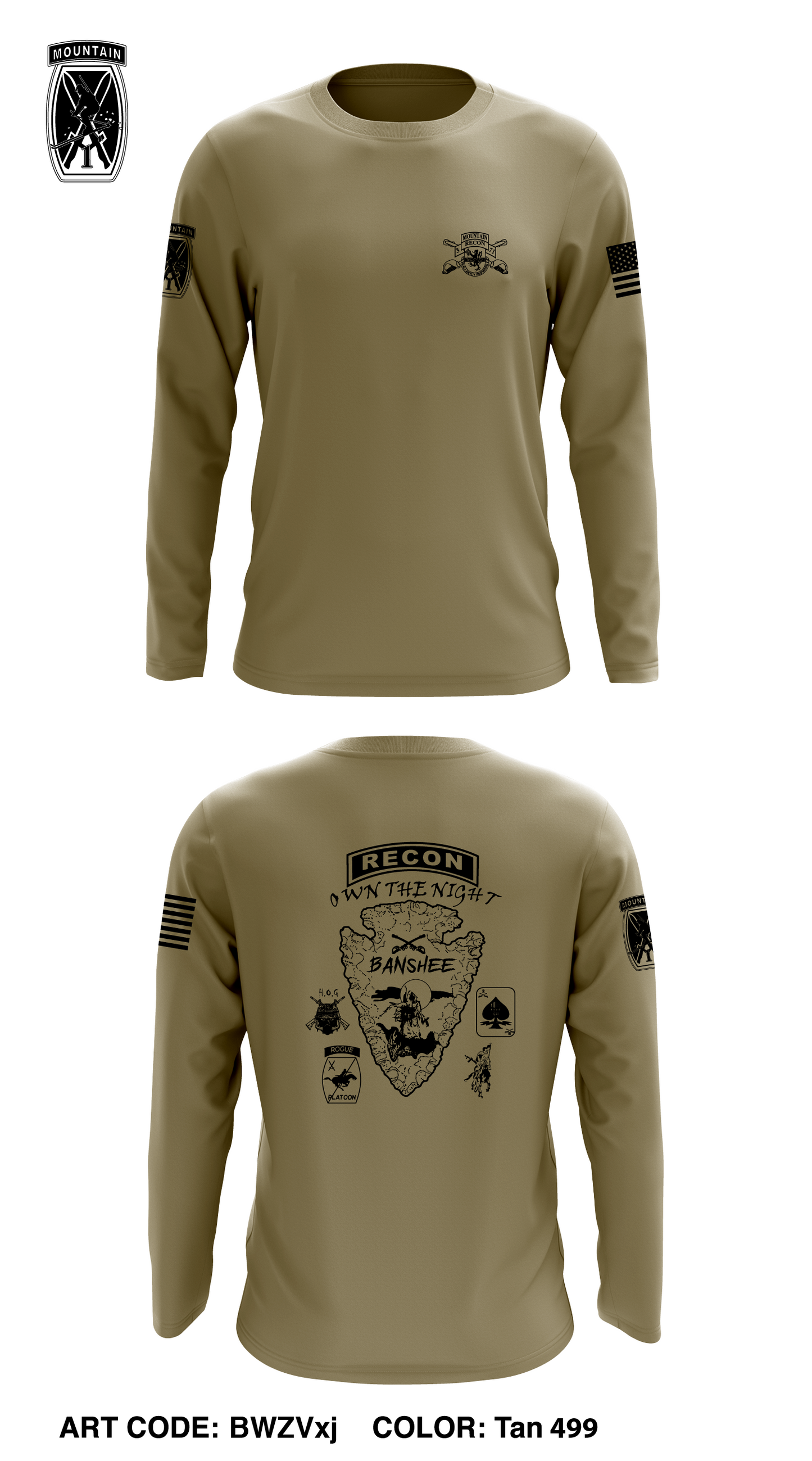 B TRP, 3-71 CAV, 1BCT Store 1 Core Men's LS Performance Tee - BWZVxj
