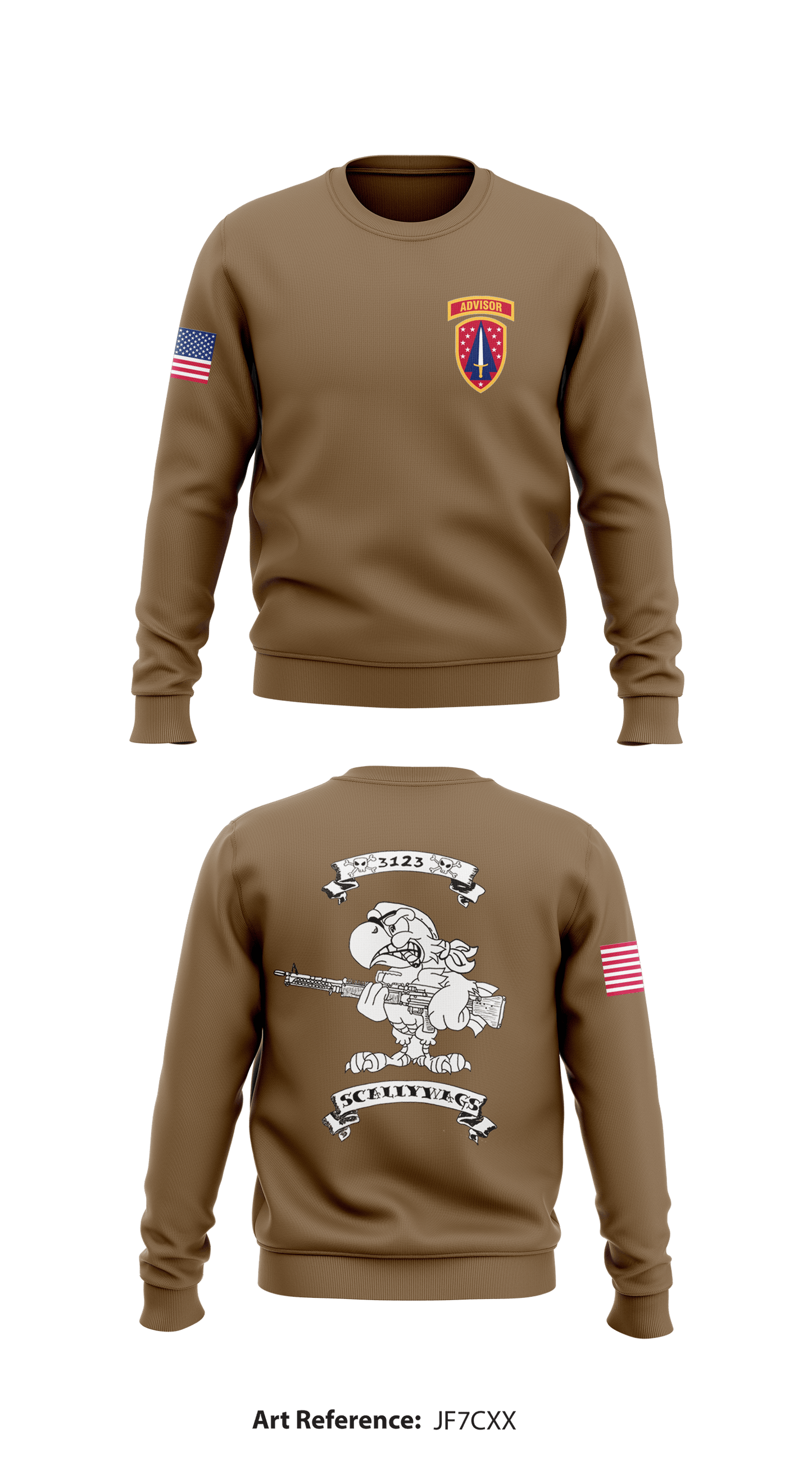 B Co, 1BN, 3SFAB Core Men's Crewneck Performance Sweatshirt - Jf7CXX