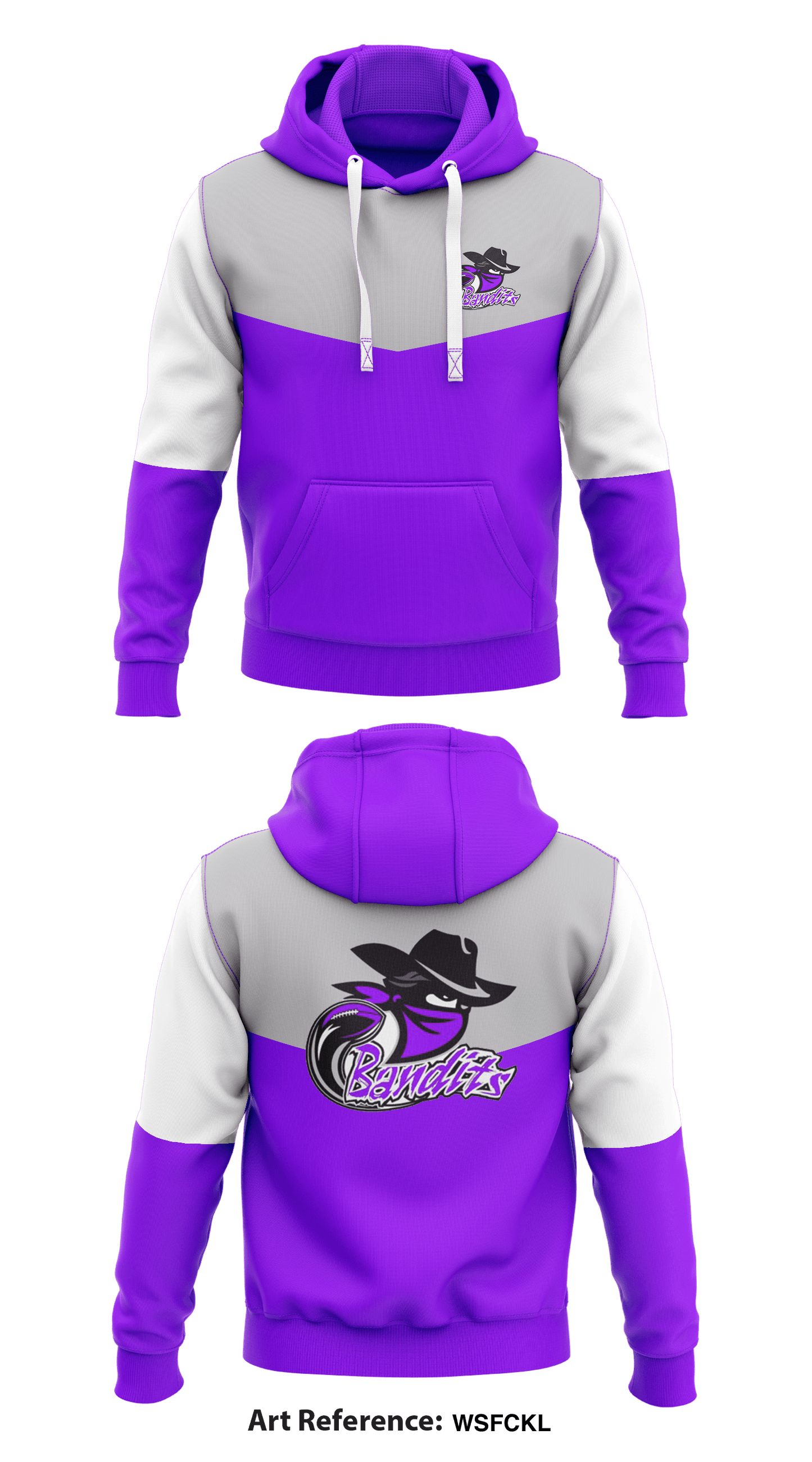 Bandits Store 1 Core Men's Hooded Performance Sweatshirt - WSfCKL