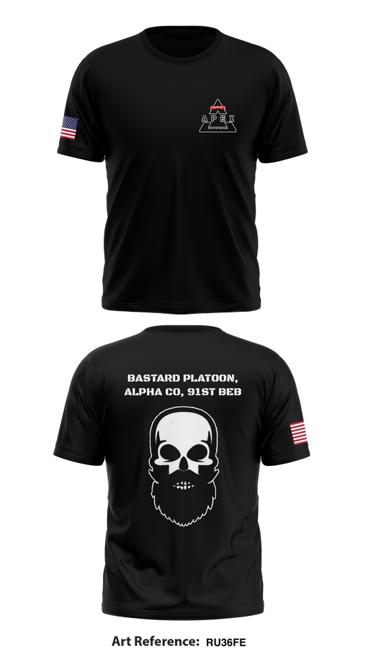 Bastard Platoon, Alpha Co, 91st BEB Store 1 Core Men's SS Performance Tee - Ru36fE