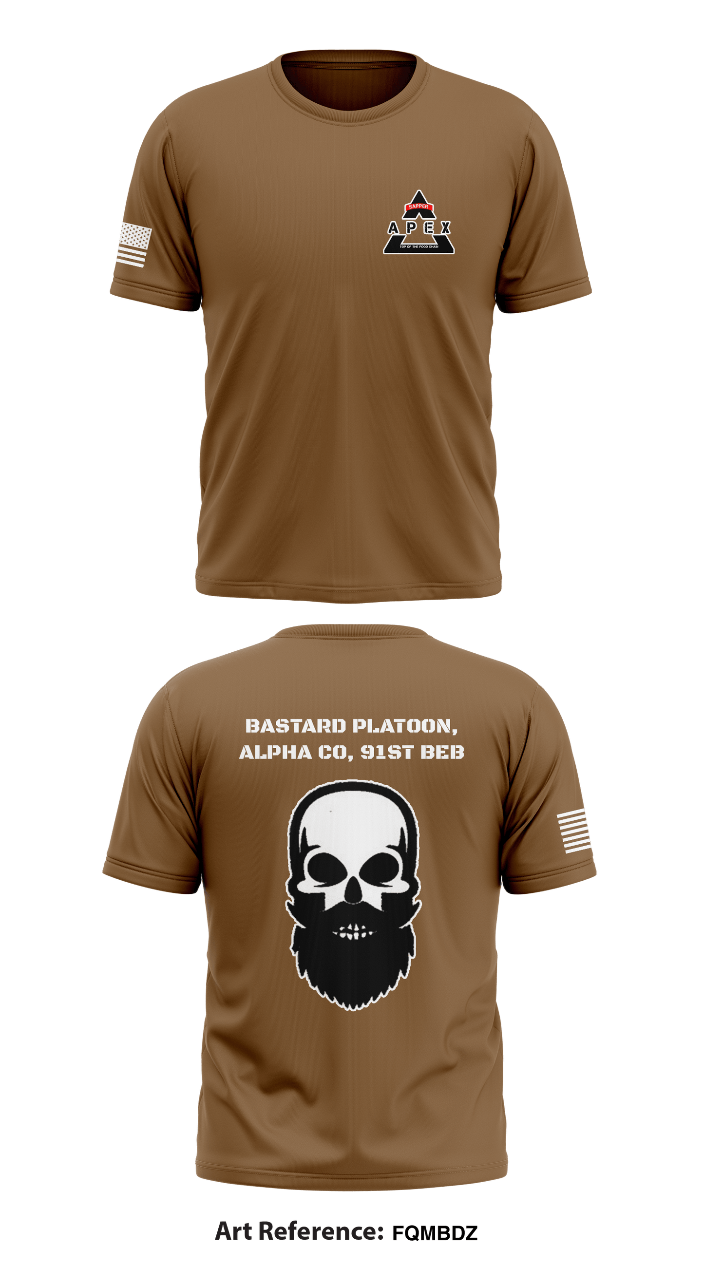 Bastard Platoon, Alpha Co, 91st BEB Store 1 Core Men's SS Performance Tee - FqmBDz