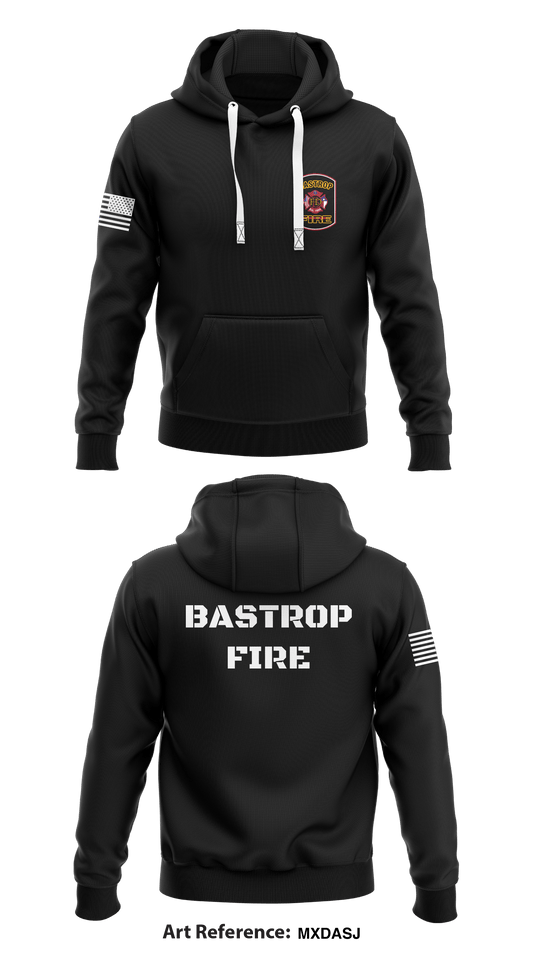Bastrop Fire Department Store 1  Core Men's Hooded Performance Sweatshirt - MXDAsj