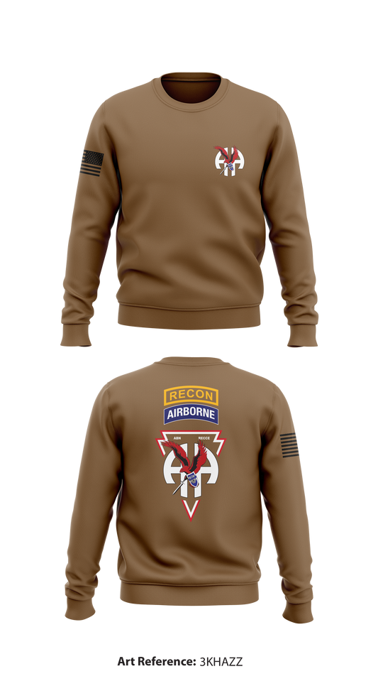 Battalion Reconnaissance Platoon Store 1 Core Men's Crewneck Performance Sweatshirt - 3khAzz