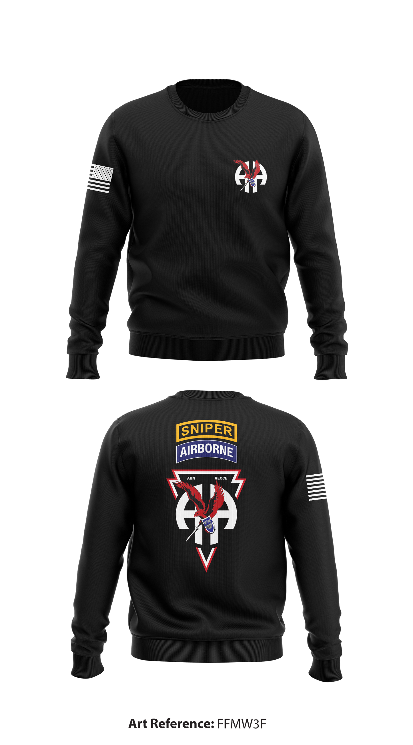 Battalion Reconnaissance Platoon Store 1 Core Men's Crewneck Performance Sweatshirt - fFMW3f