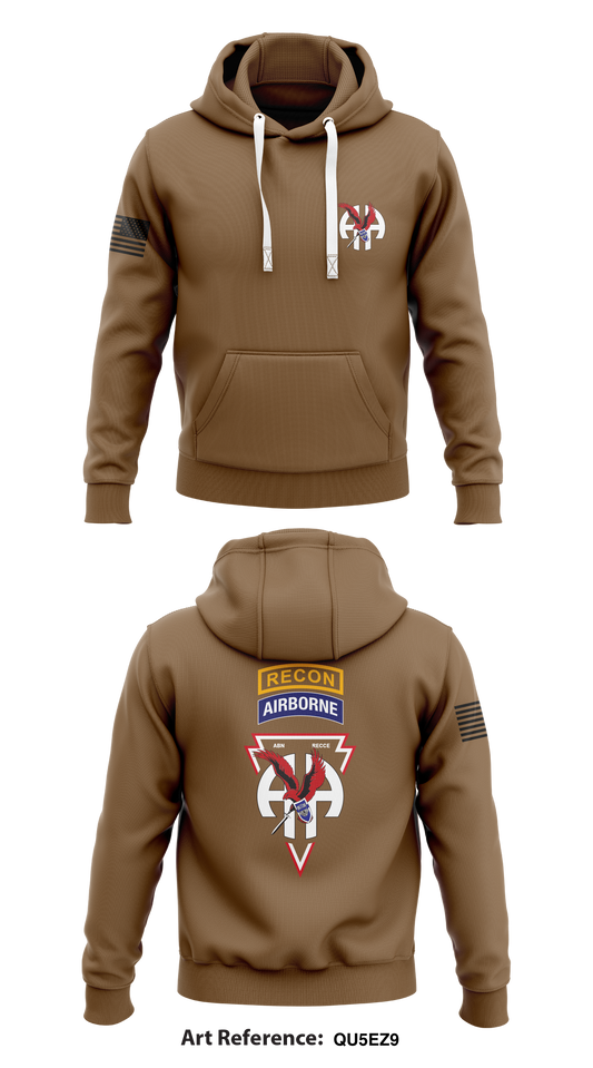 Battalion Reconnaissance Platoon Store 1  Core Men's Hooded Performance Sweatshirt - Qu5Ez9
