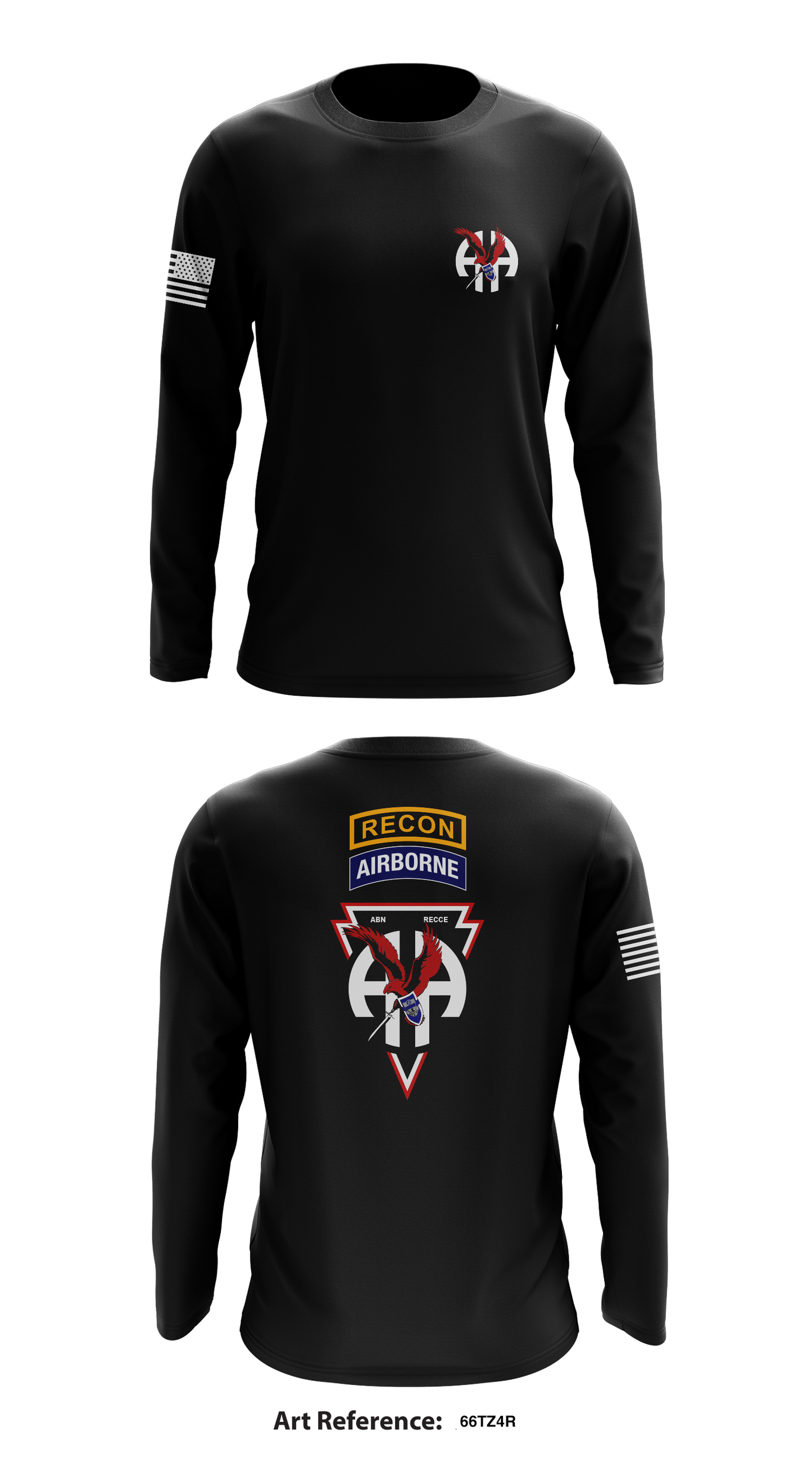 Battalion Reconnaissance Platoon Store 1 Core Men's LS Performance Tee - 66tz4r