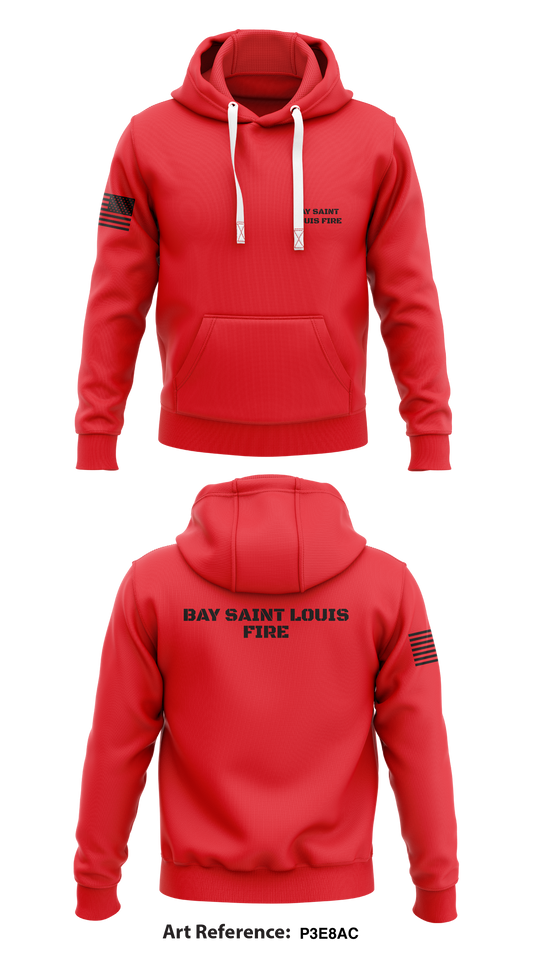 Bay Saint Louis Fire  Store 1  Core Men's Hooded Performance Sweatshirt - p3E8ac