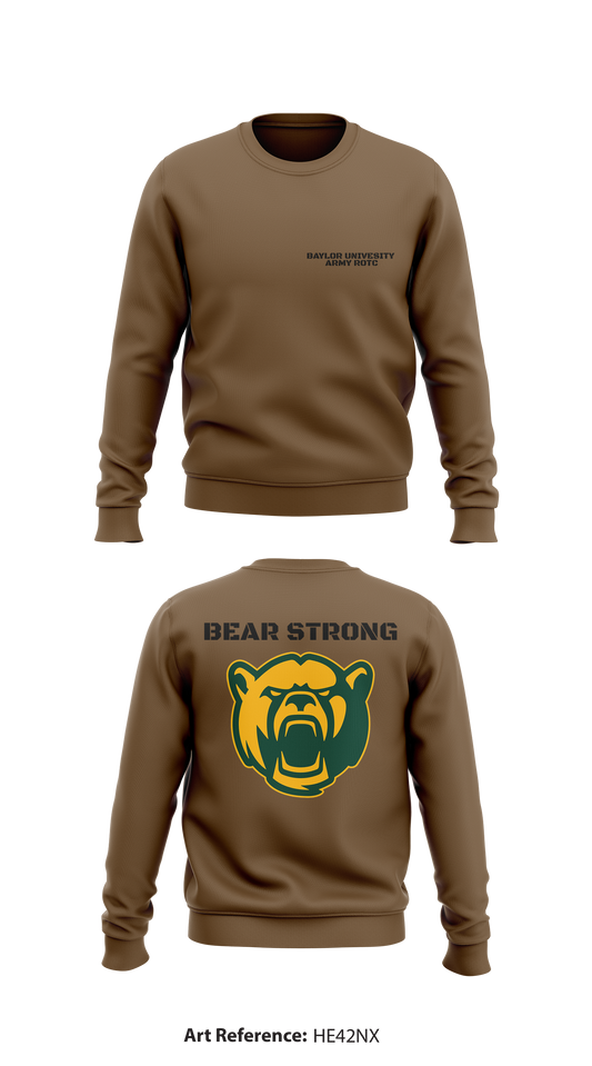 Baylor University Army ROTC Store 1 Core Men's Crewneck Performance Sweatshirt - HE42NX