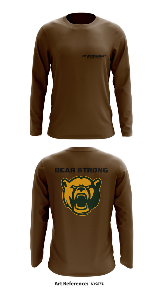 Baylor University Army ROTC Store 1  Core Men's LS Performance Tee - uYGtFE