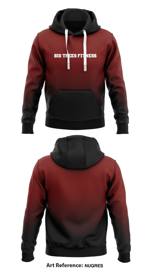 Big Trees Fitness  Core Men's Hooded Performance Sweatshirt - nUQRes