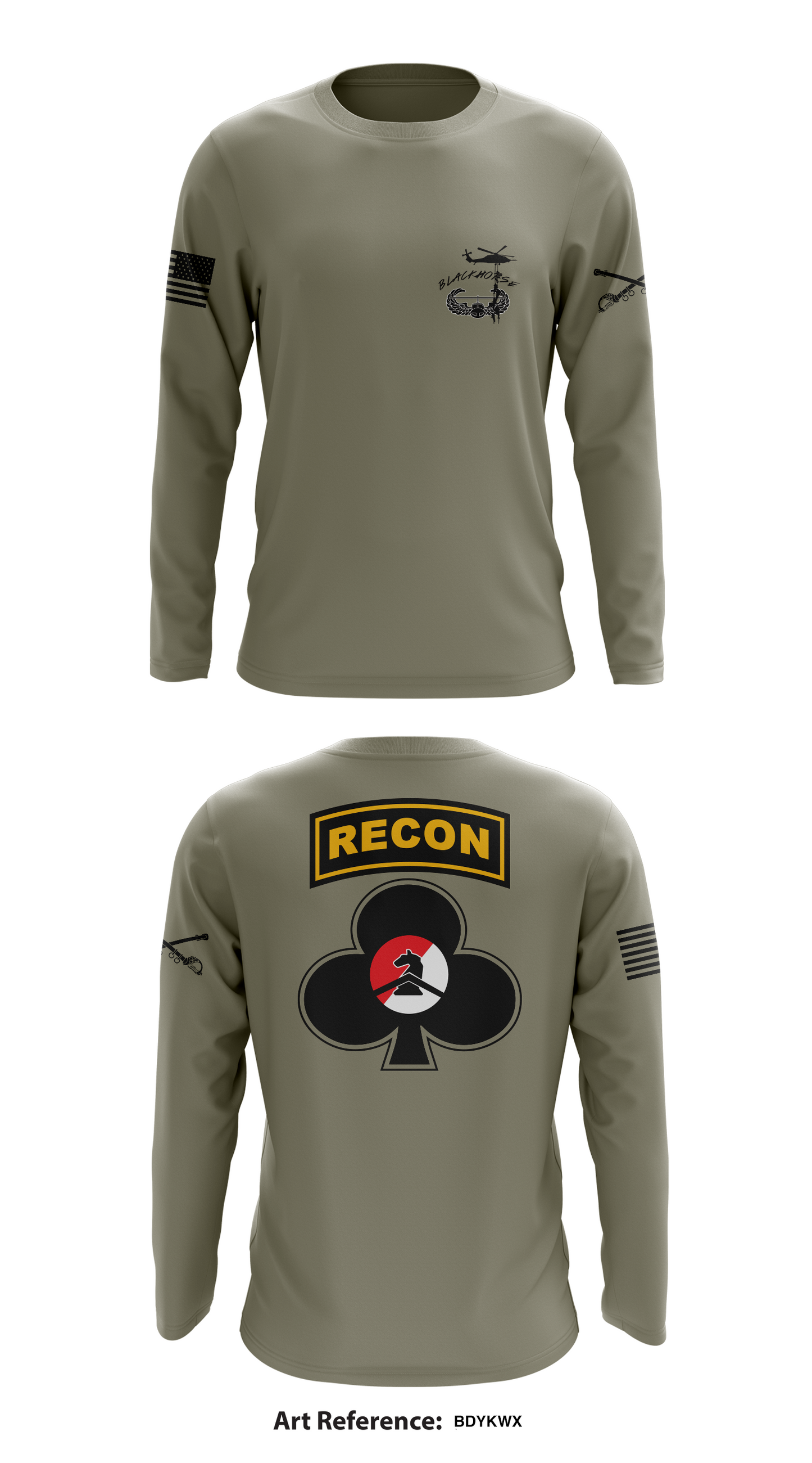 Blackhorse Store 1 Core Men's LS Performance Tee - BdyKWX