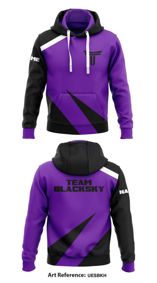 Team Blacksky Store 1  Core Men's Hooded Performance Sweatshirt - UEsBKH