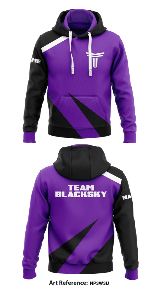 Team Blacksky Store 1  Core Men's Hooded Performance Sweatshirt - np3w3u