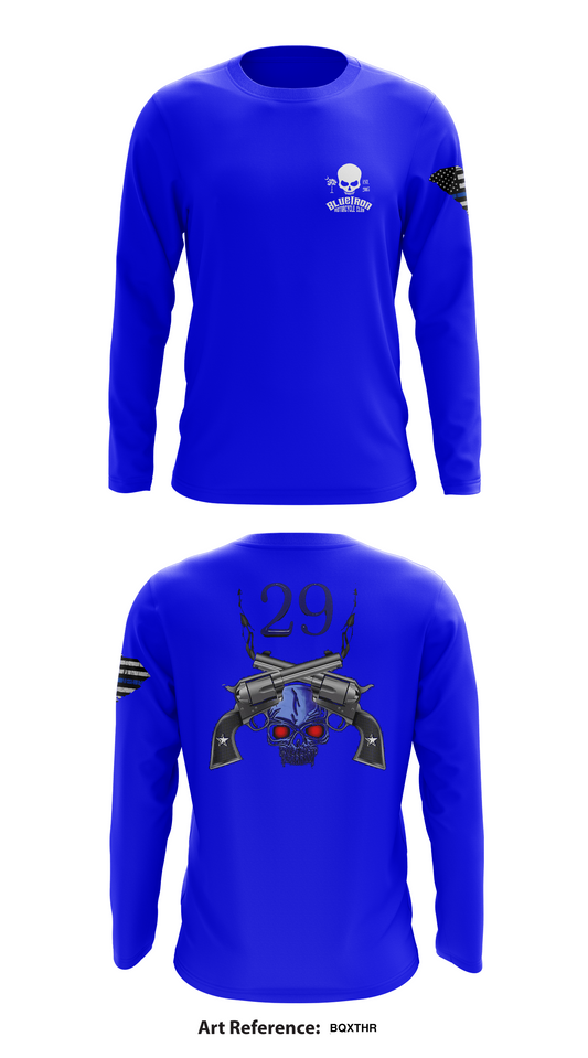 Blue Iron LE/MC South Carolina Original Store 1 Core Men's LS Performance Tee - bQxThR