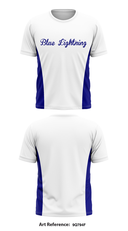 Blue Lightning Store 1 Core Men's SS Performance Tee - 9Q794f