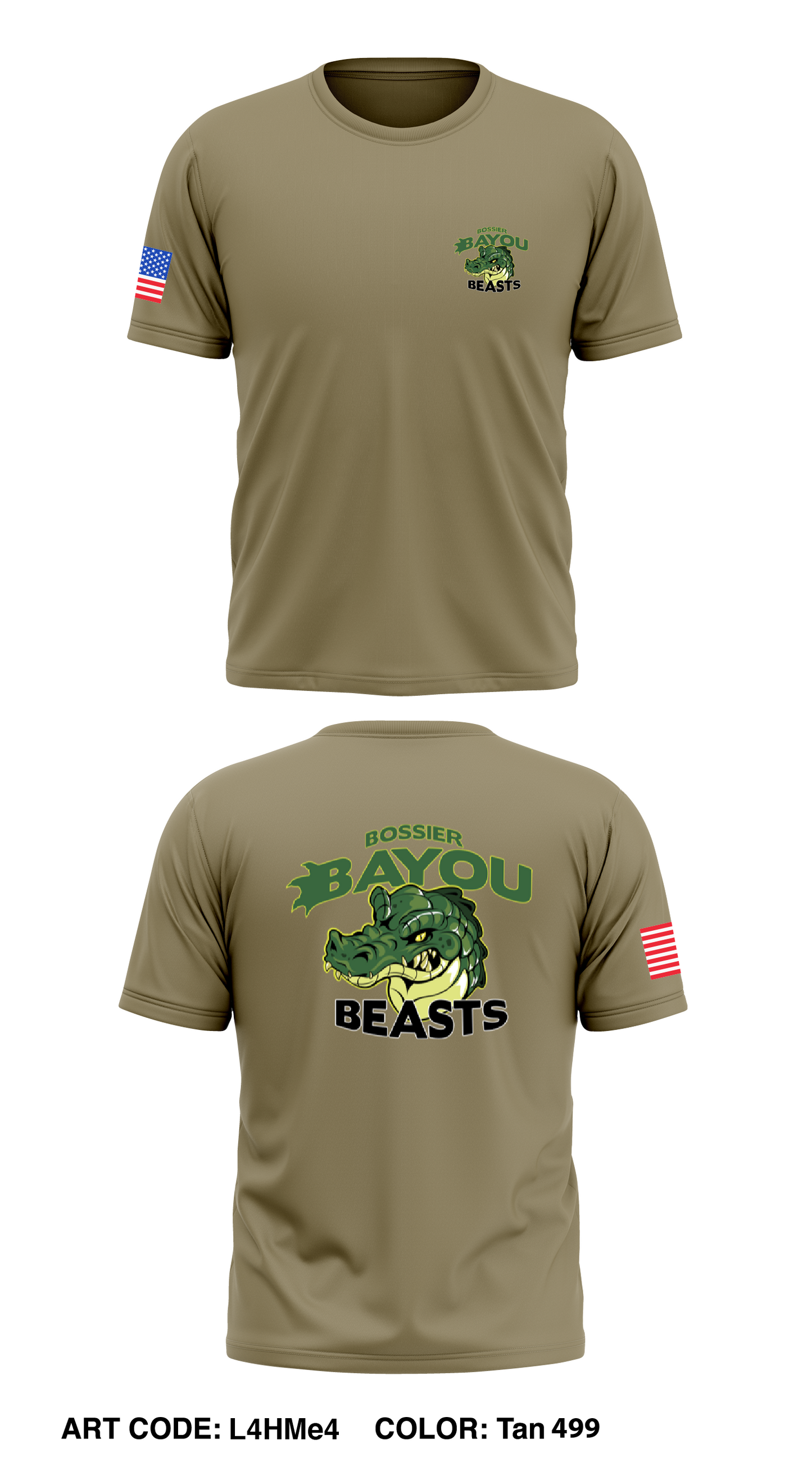 Bossier City RTC Store 1 Core Men's SS Performance Tee - L4HMe4