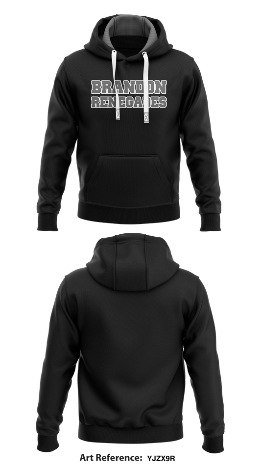 Brandon Renegades Store 1  Core Men's Hooded Performance Sweatshirt - yJzx9r