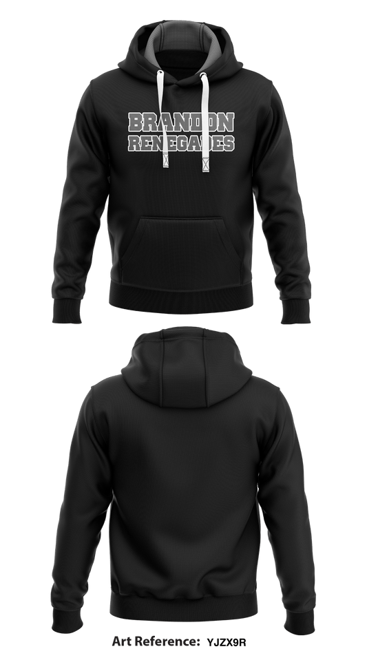 Brandon Renegades Store 1  Core Men's Hooded Performance Sweatshirt - yJzx9r