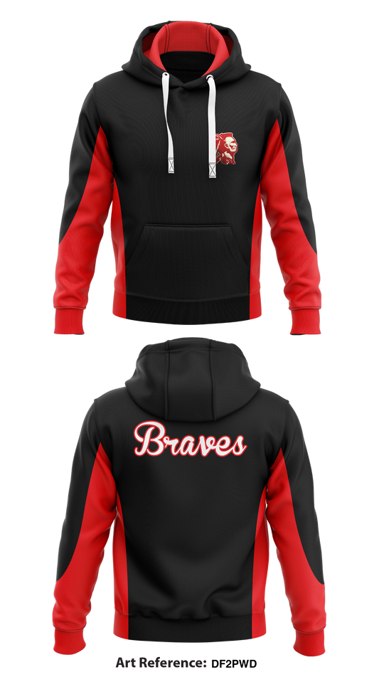 Braves Core Men's Hooded Performance Sweatshirt - Df2PWd