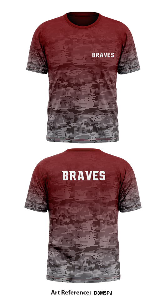 Braves Store 2 Core Men's SS Performance Tee - d3m5Pj